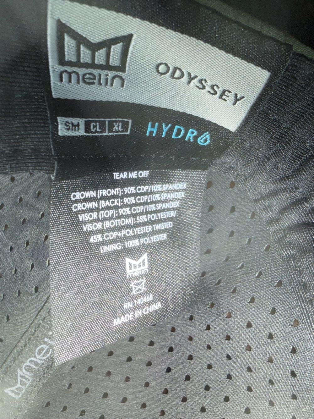Melin hat melin hydro odyssey hat small green yellow brand new - Picture 9 of 10